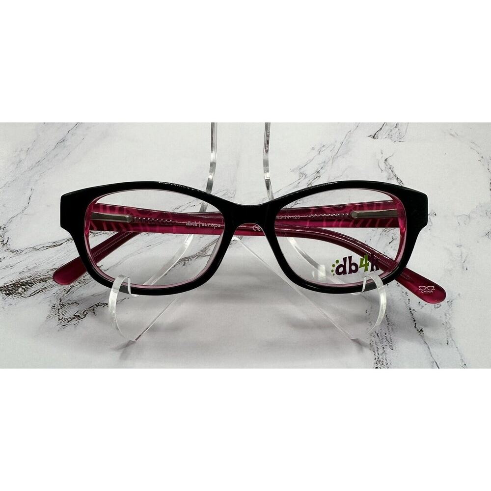 DB4K By Europa- Kids Frames-Scribble C3-Charcoal/Hot Pink-45-14-125 New w/Case